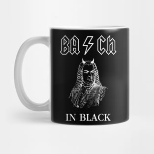 Bach In Black Mug